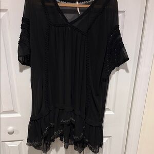 Elegant Black Women's Top